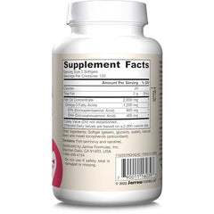 Jarrow Formulas EPA-DHA Balance 120-day supply indicator on the bottle label.