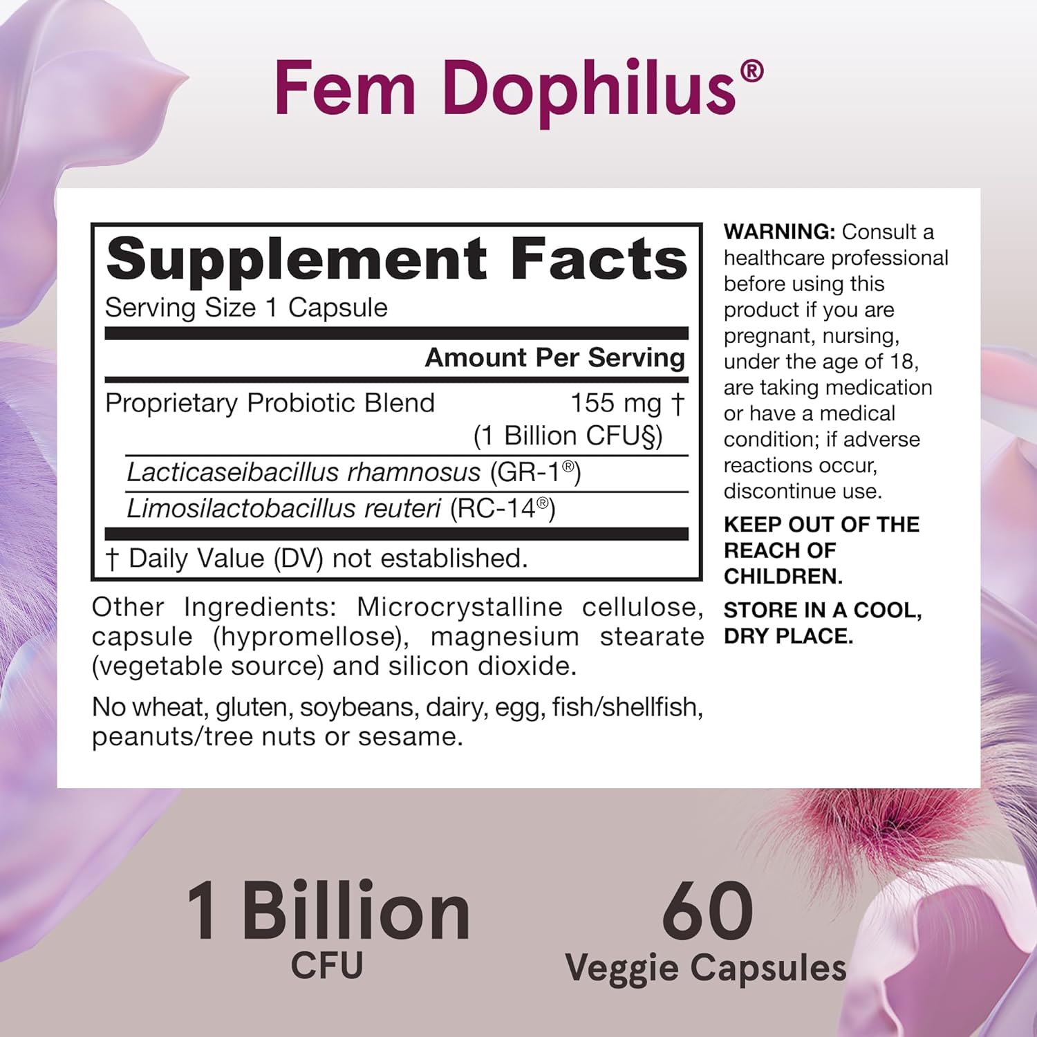 Jarrow Formulas Fem-Dophilus daily use illustration