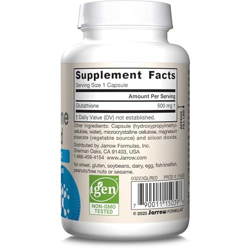 Jarrow Formulas Glutathione Reduced daily-use scene suggests routine integration.