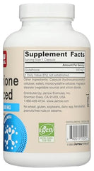 Packaging image shows box and bottle from Jarrow Formulas highlighting vegan, gluten-free quality.
