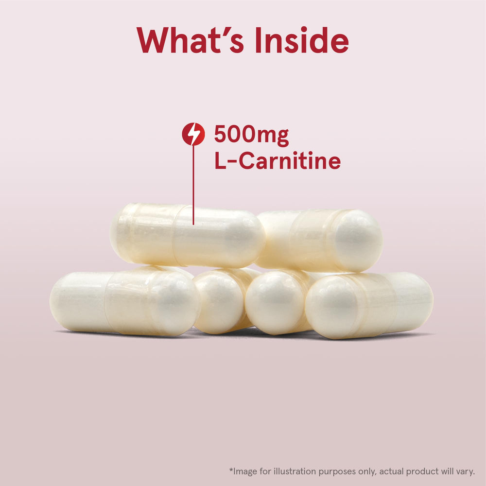 L-Carnitine bottle cap close-up signals secure dosing.