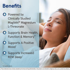 Jarrow Formulas MagMind magnesium L-Threonate detail from Magtein ingredient panel.