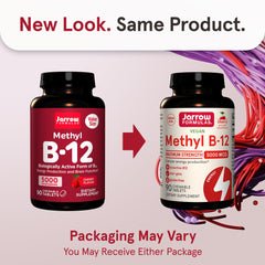 Cherry-flavored methyl B-12 tablet from Jarrow Formulas.