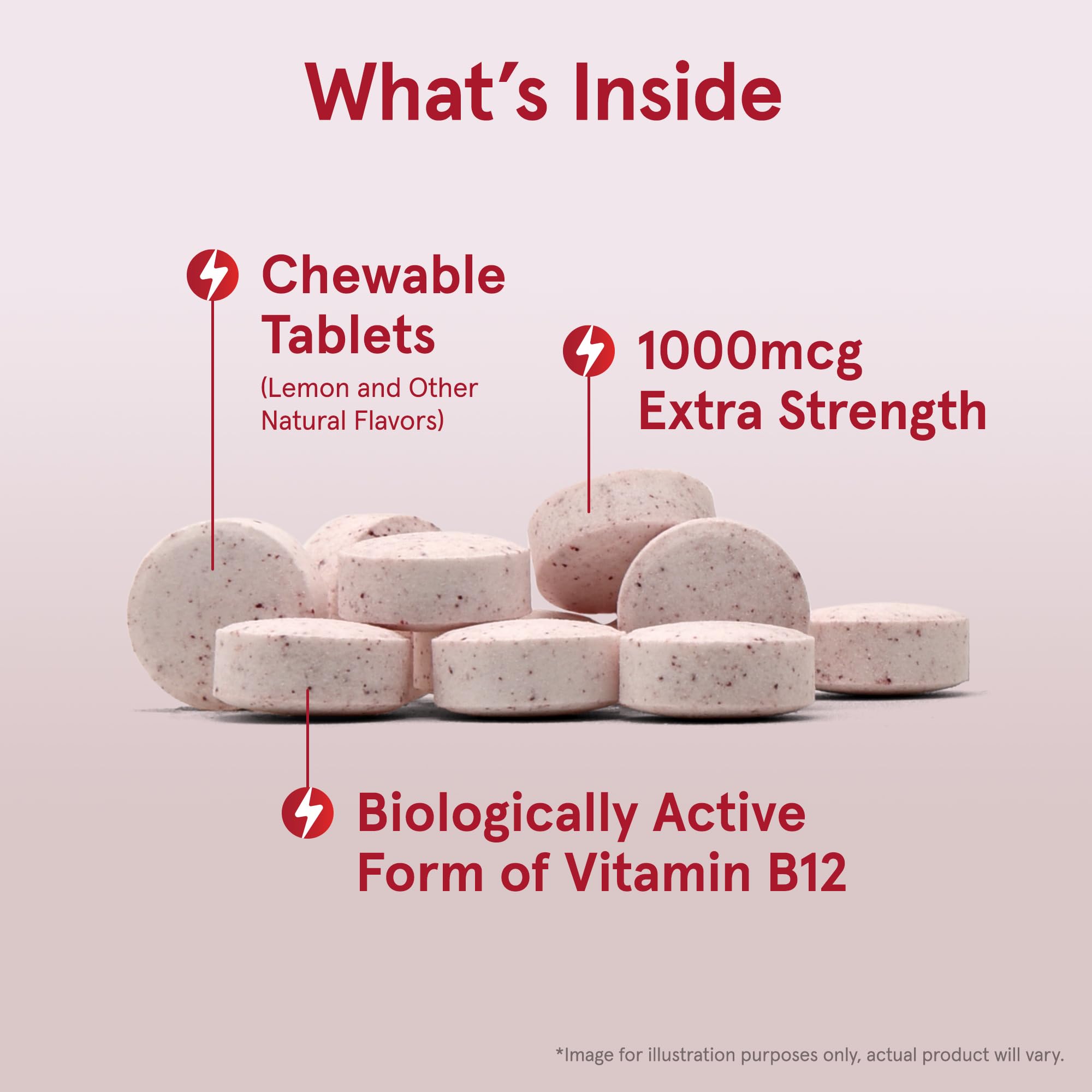 Jarrow Formulas methyl B-12 chewable tablets on packaging showing vegan and gluten-free status.