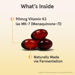 Bottle-front view with Jarrow Formulas MK-7 label, gluten-free and allergen-free
