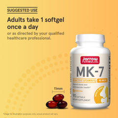 MK-7 softgels with oil-based delivery for absorption.