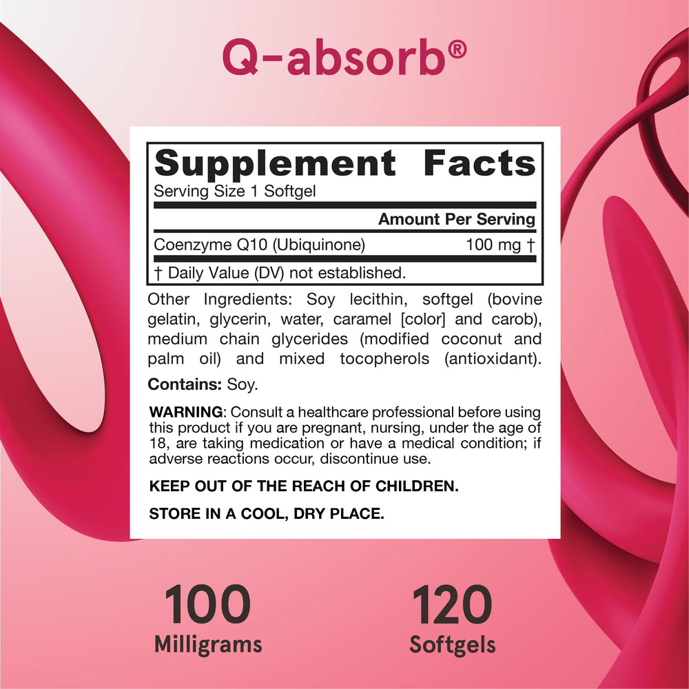 Side view of a 120-count bottle emphasizing a 120-day supply.