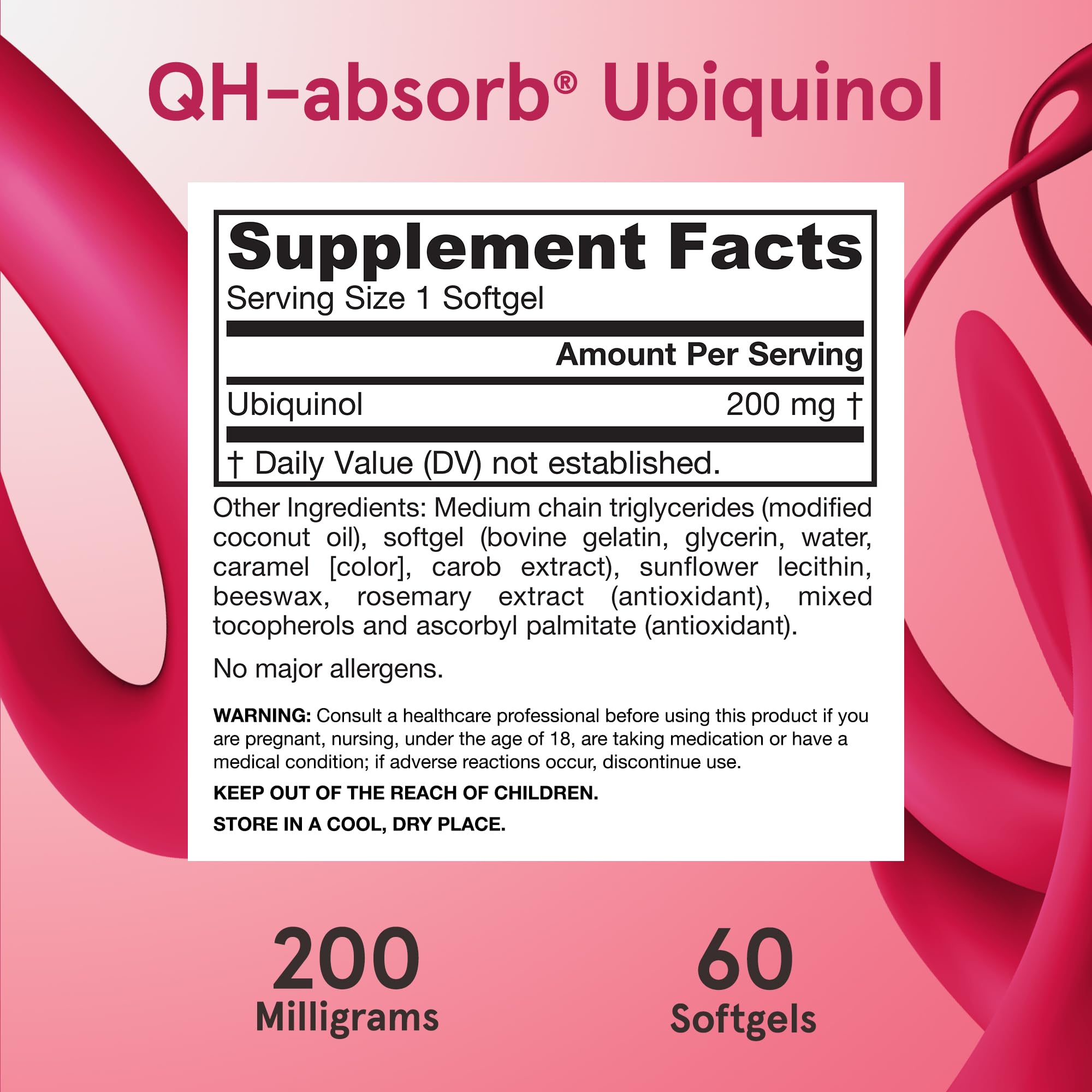 Jarrow Formulas QH-Absorb box and bottle on shelf for wellness.