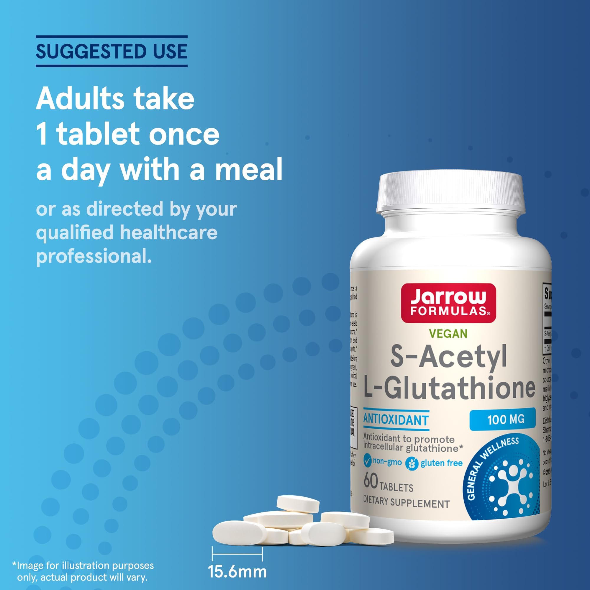 Supplement facts panel image emphasizes clean label and quality ingredients.