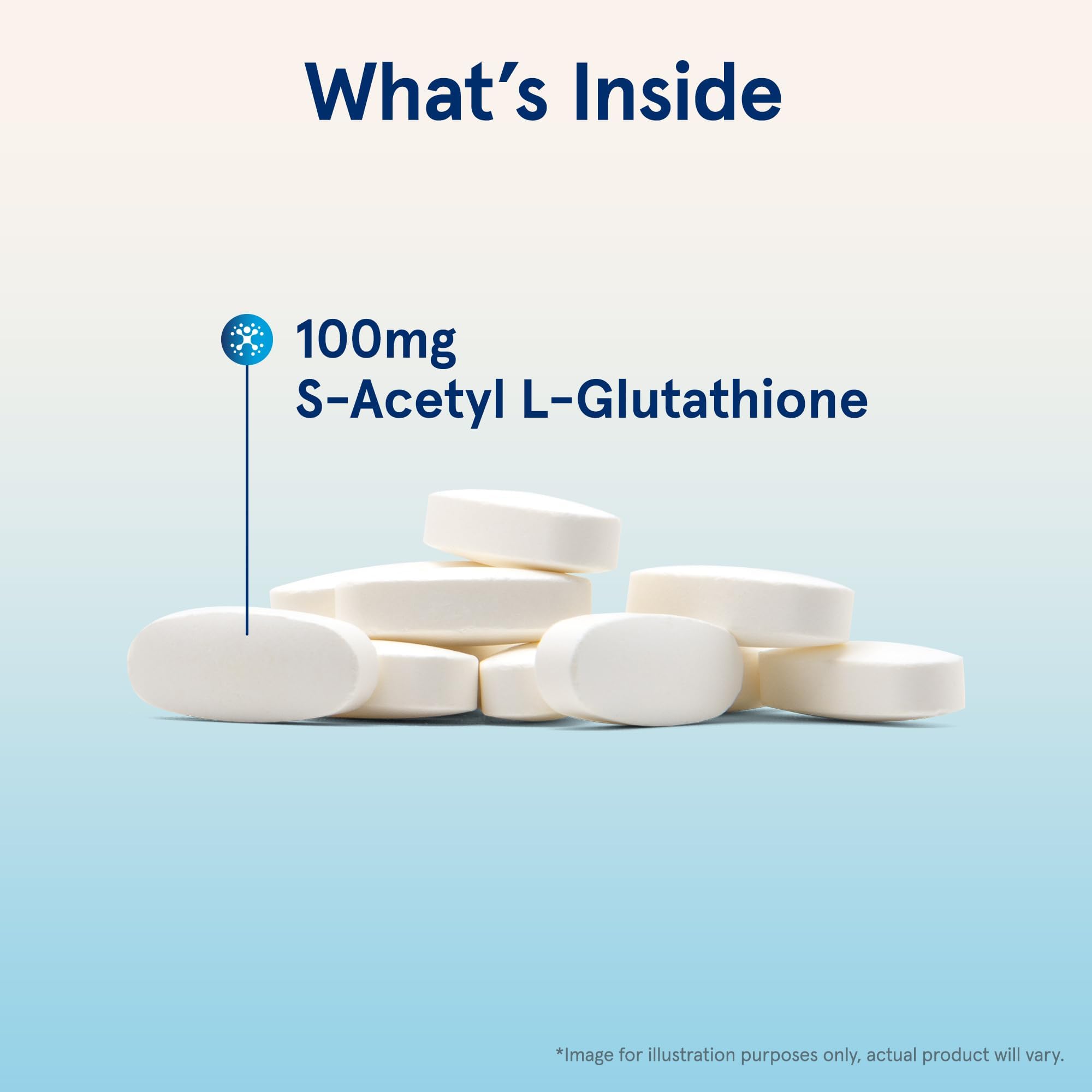 Tablets displayed for daily-use regimen with easy one-per-day dosing.