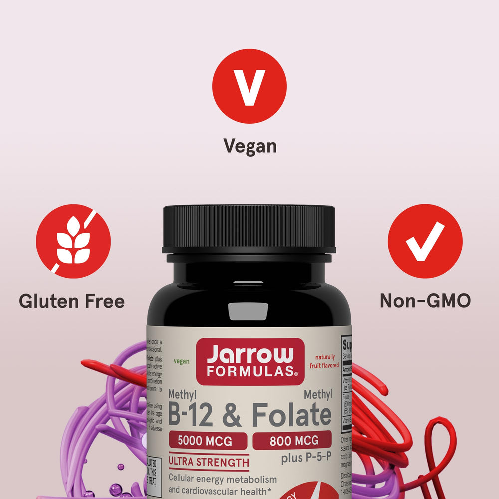 Vegan gluten-free label on packaging highlights plant-based vitamins