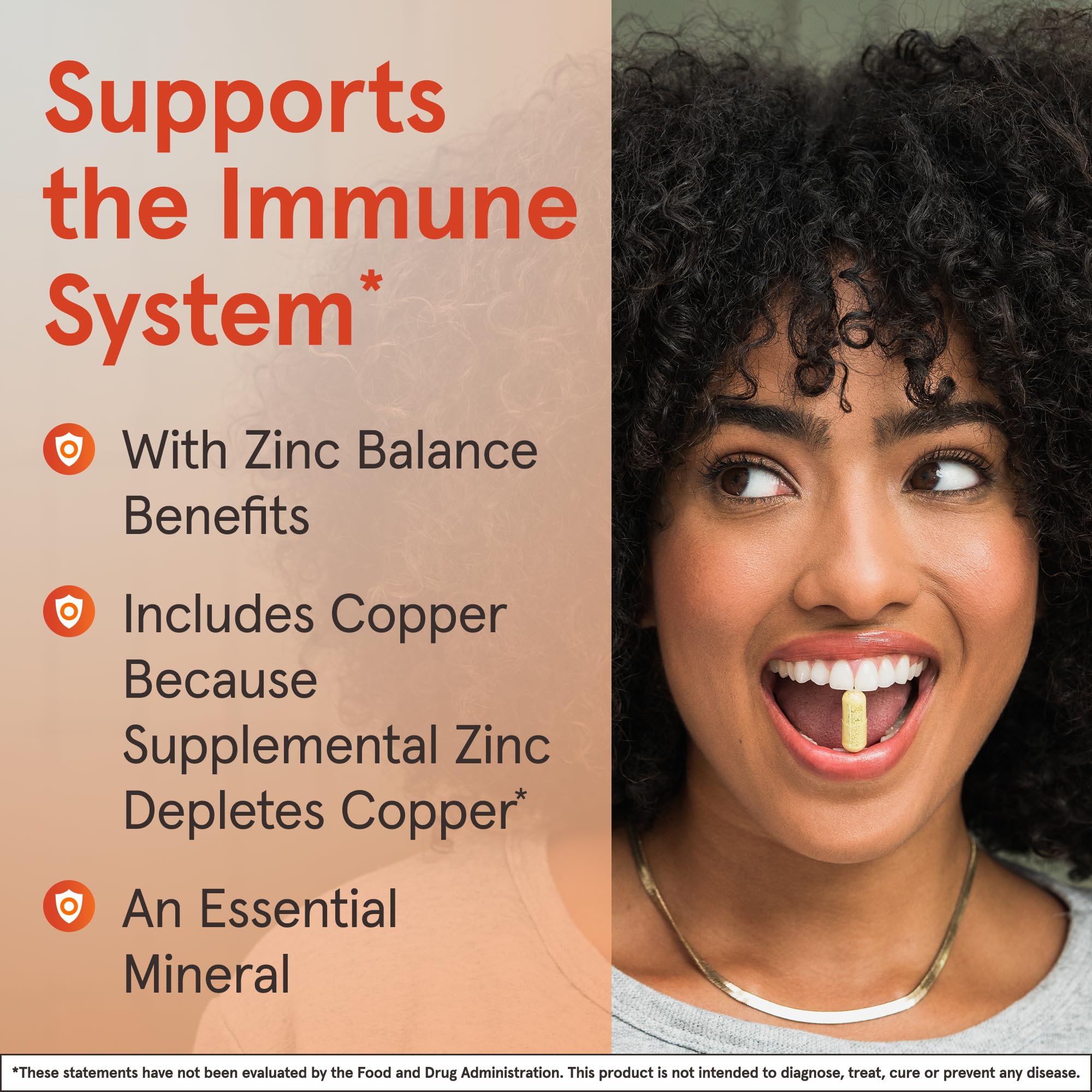 Jarrow Zinc Balance vegan icon emphasizes plant-based formulation.