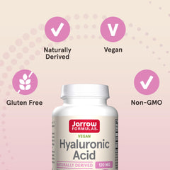 Serving suggestion: two capsules with water for daily intake of hyaluronic acid.