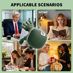 Ergonomic, neck-friendly fit of the JATCWBO massager for extended use.