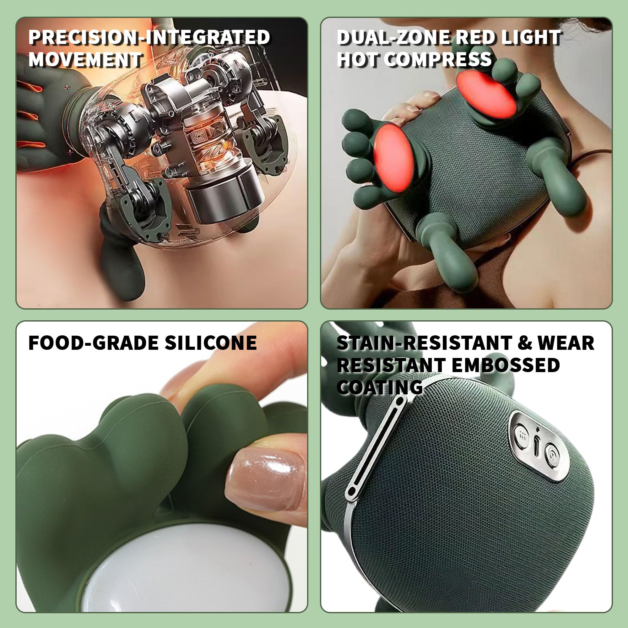Compact, portable design of JATCWBO massager ready for travel.