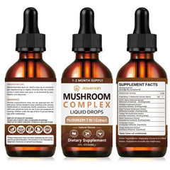Javeriah Mushroom Complex packaging box and bottle on surface