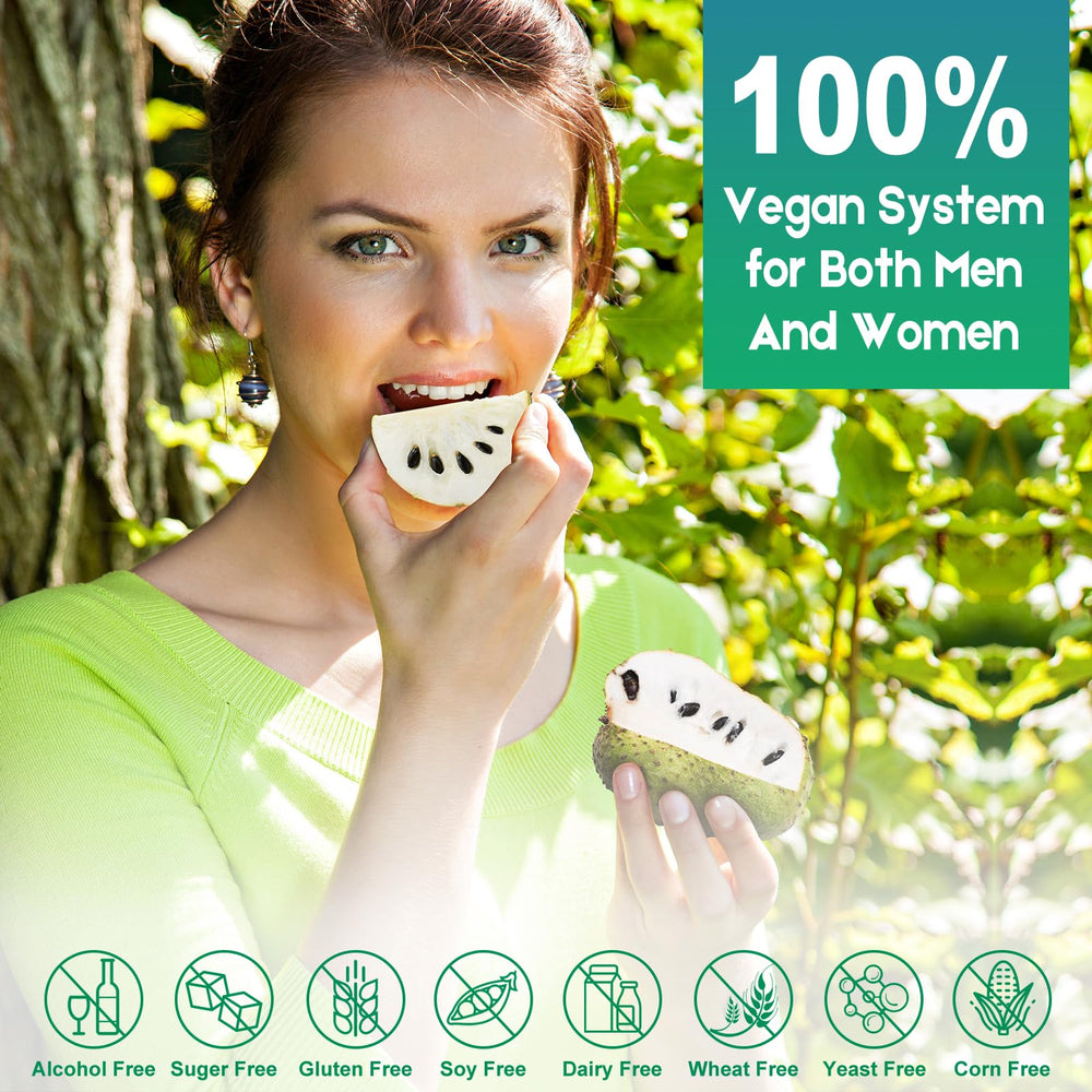 Javeriah soursop leaves and fruit visual signals natural vitamin-rich profile.