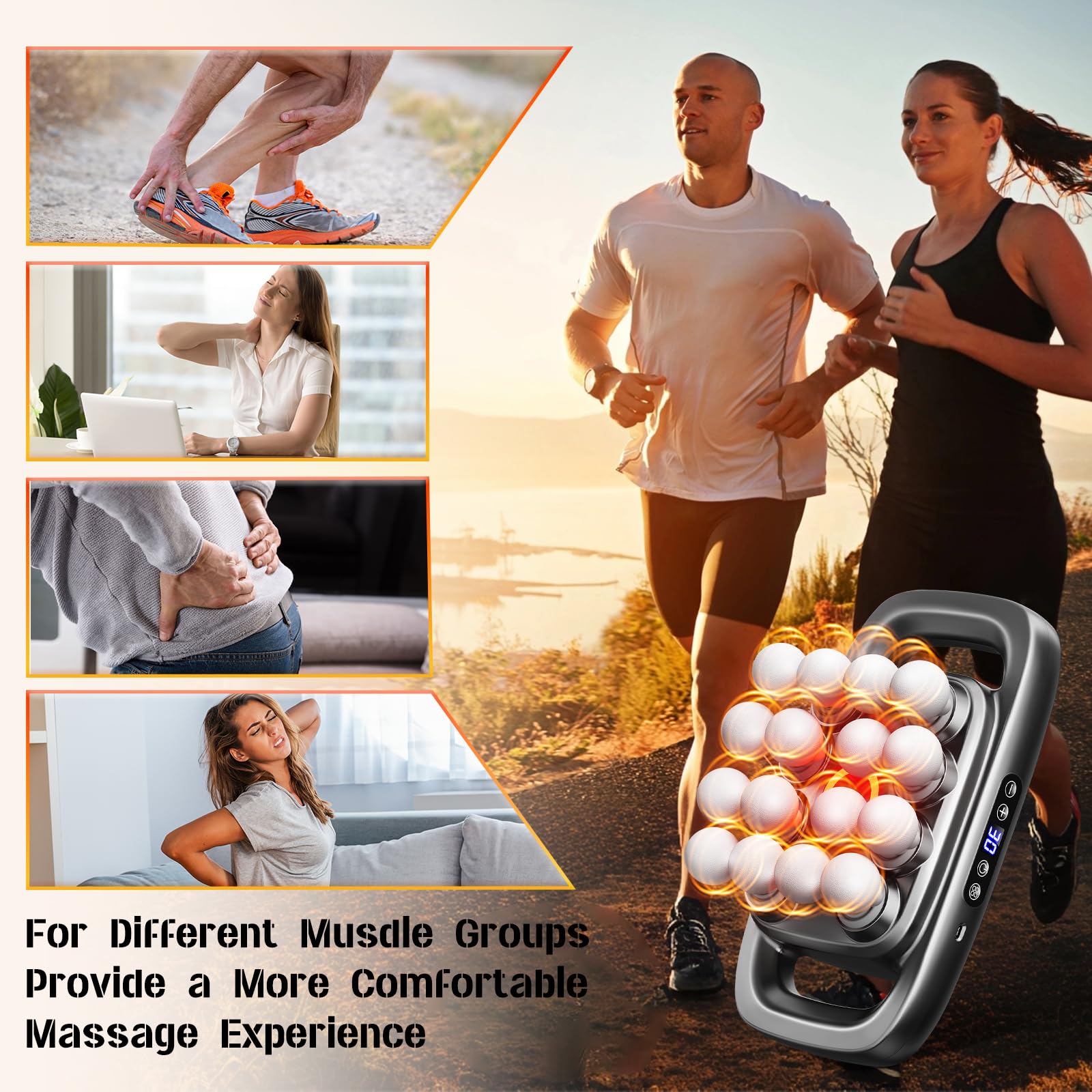 Jaxiuk ergonomic grip reduces hand fatigue during sessions.