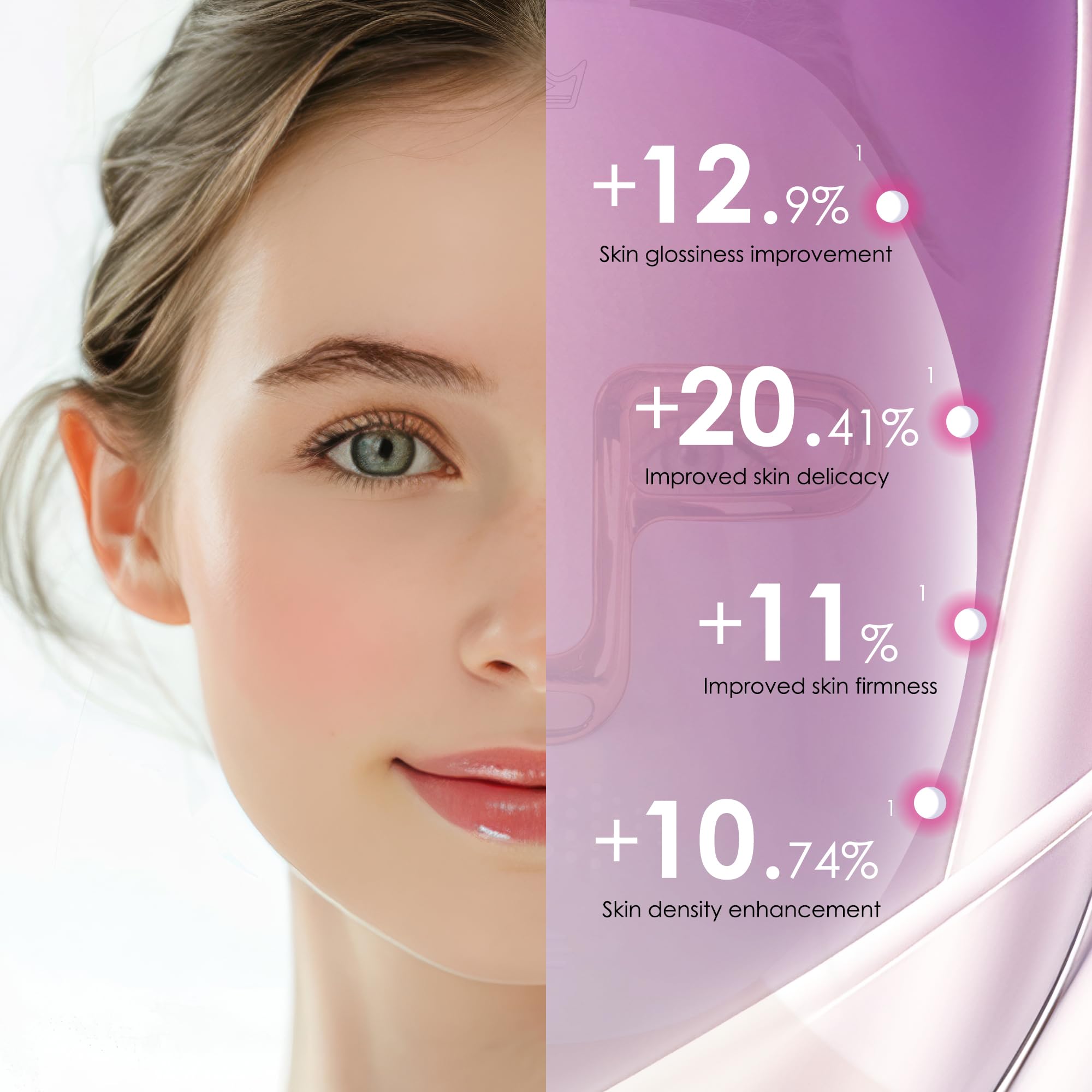 JAY SAREES portable mask for on-the-go facial care anywhere.