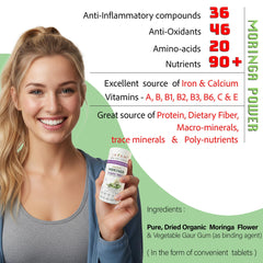 JAYAM Moringa omega-3-6-9 ingredient focus supports skin and hair vitality.