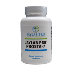 JAYLAB PRO Prosta-7 bottle and capsules for daily prostate health support.