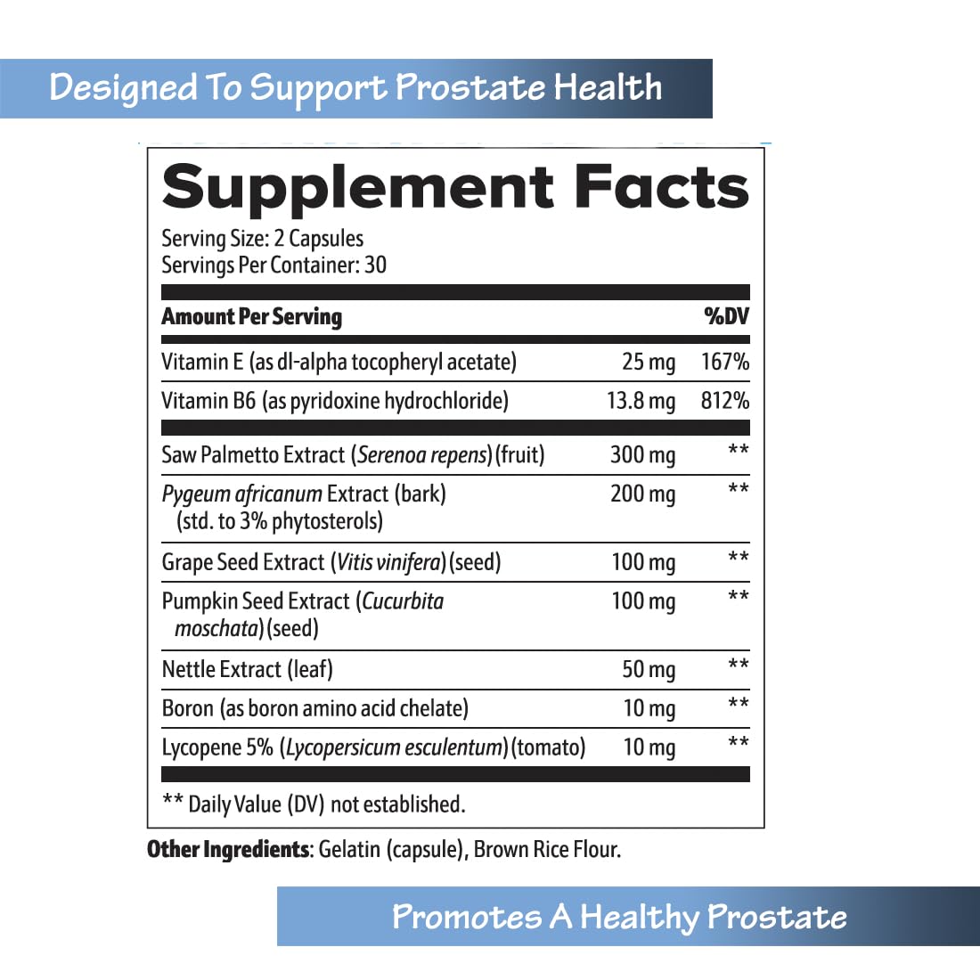JAYLAB PRO Prosta-7 bottle closeup showing easy-swallow capsules and natural ingredients.