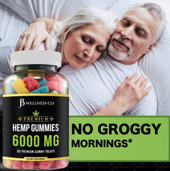 JB Wellness Co hemp gummies Advanced pink label closeup suggesting taste
