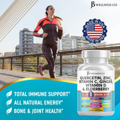 JB Wellness Co label close-up, transparent formula with trusted ingredients