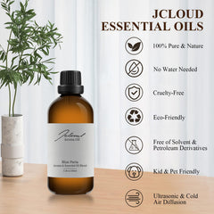 JCLOUD Blue Paria packaging signaling premium aromatherapy