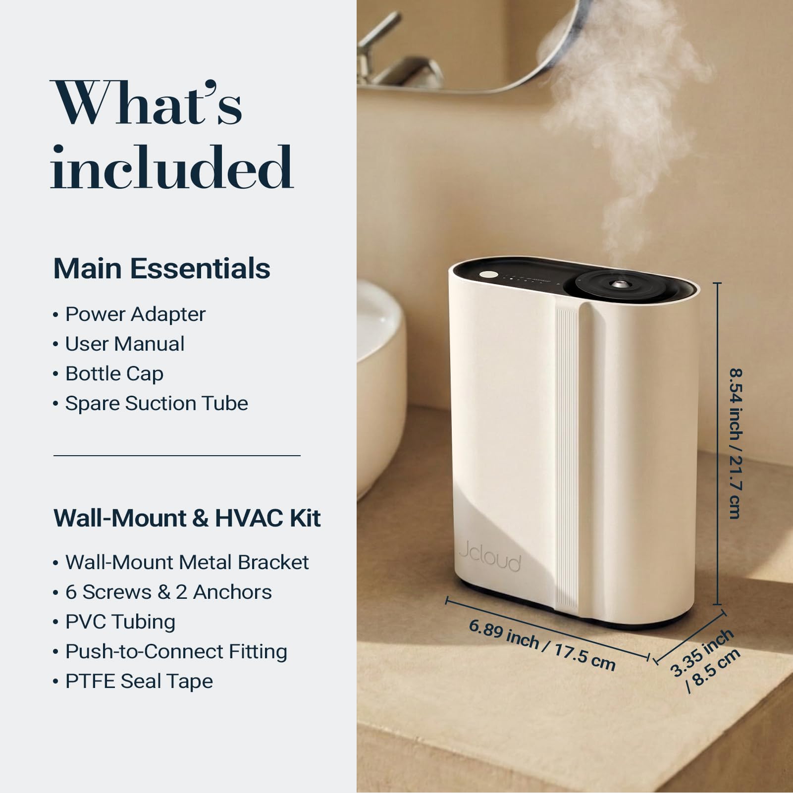 JCLOUD Hotel Scent Diffuser close-up highlighting sleek design.