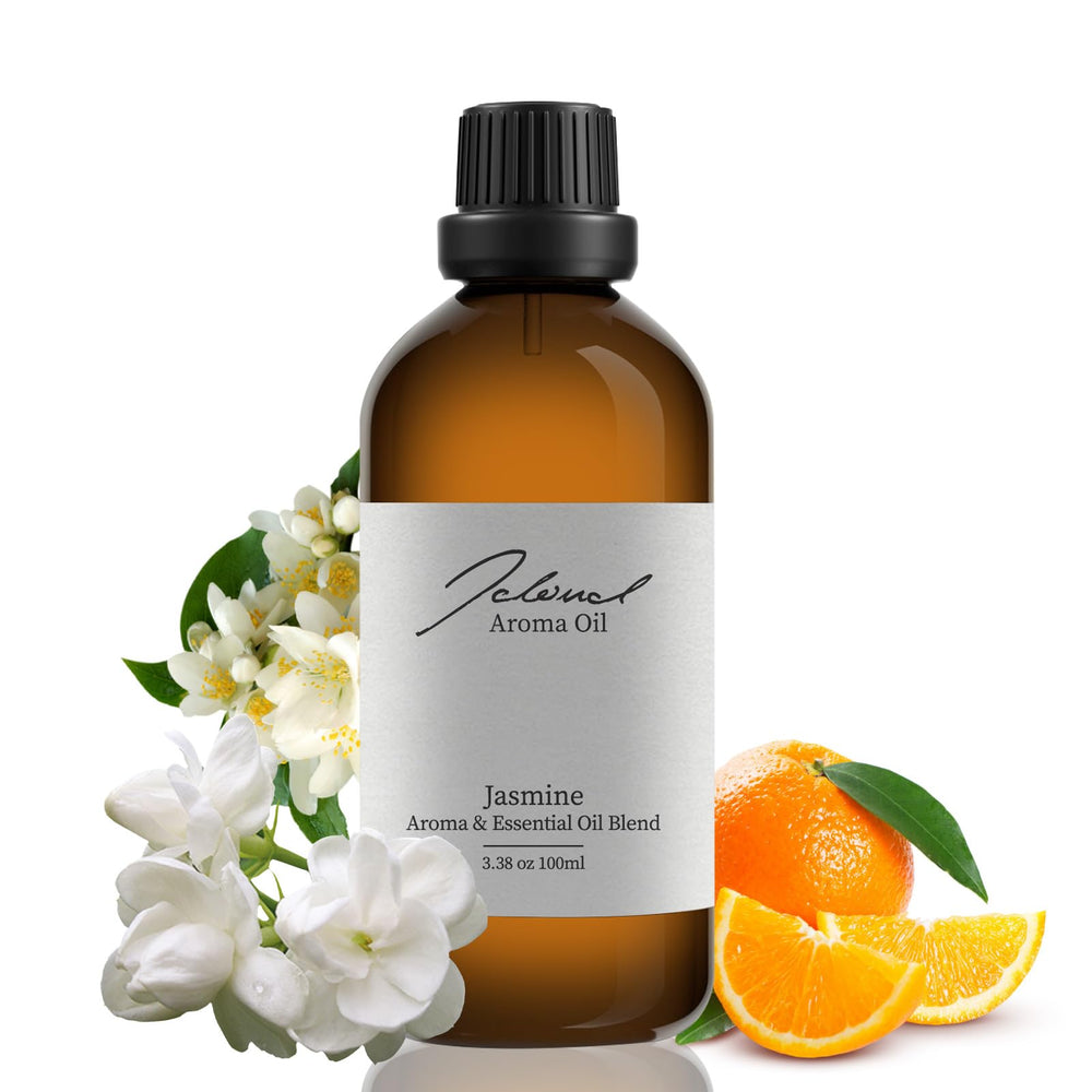 JCLOUD Jasmine essential oil bottle for pure fragrance in home diffusion.