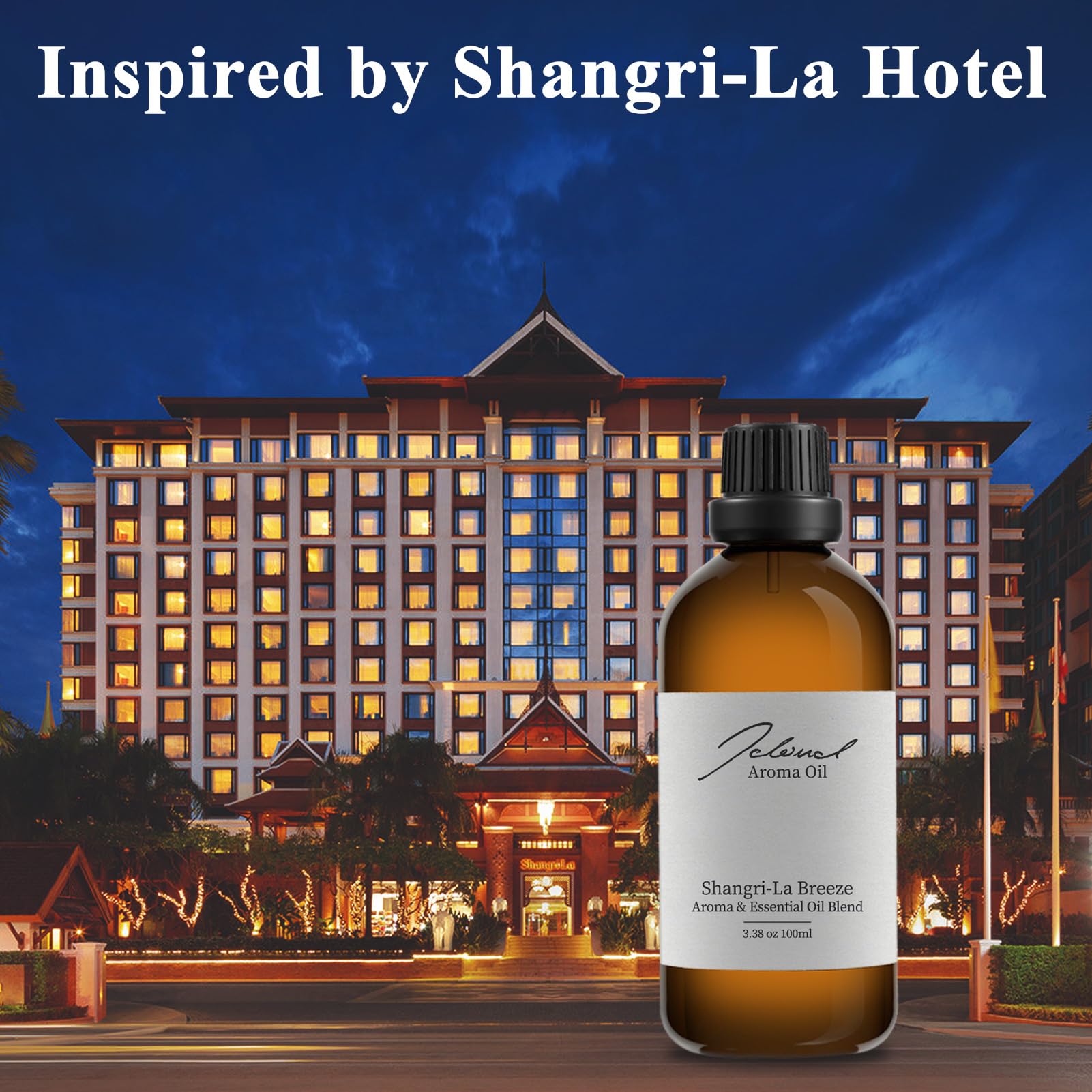 JCLOUD Shangri-La Breeze diffuser-ready bottle for simple use
