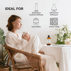 JCLOUD White Tea aroma fills a room for a relaxing evening