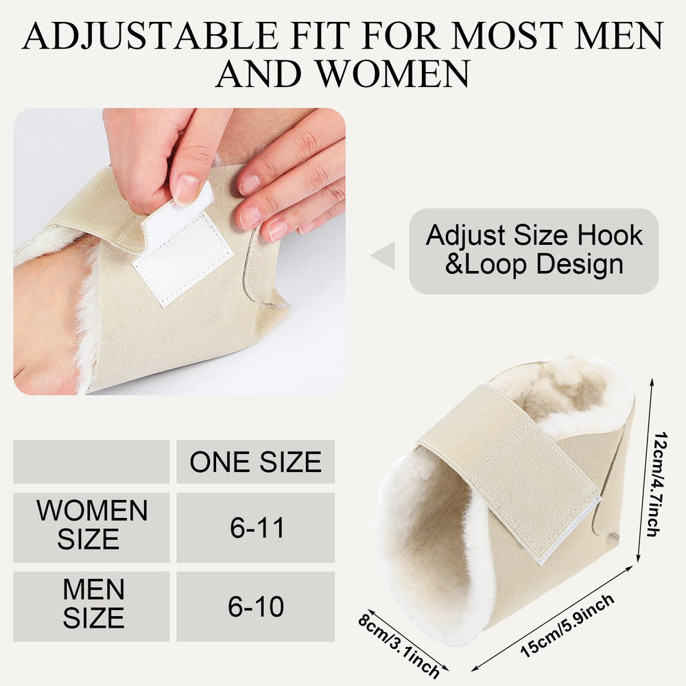 Jeere heel protectors highlighting breathable design and comfort