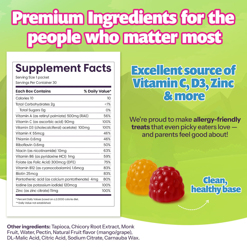 Jelly.Boo vegan and gluten-free multivitamin suitable for diverse diets.