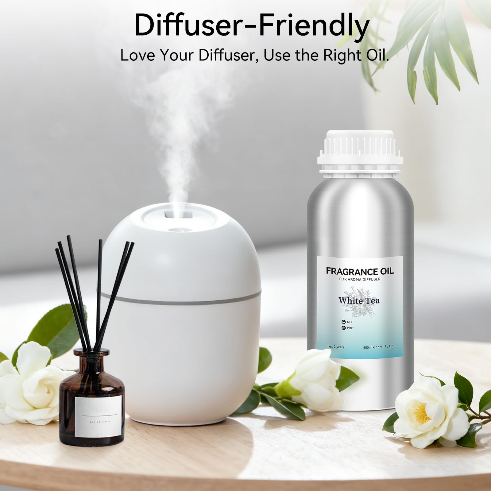 JEPEErbz Diffuser oil droplets deliver consistent fragrance across diffusers.
