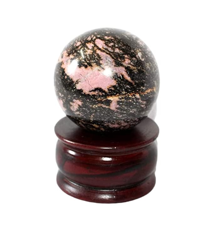Jet International Himalayan Rock Crystal accent sphere elevates crystal aesthetics.