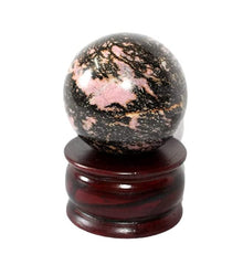 Jet International Himalayan Rock Crystal accent sphere elevates crystal aesthetics.