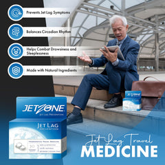JetZone immune-support graphic highlights travel health benefits.