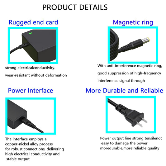 JFJDSM 24V 3.75A AC adapter provides stable power for CPAP and BiPAP devices