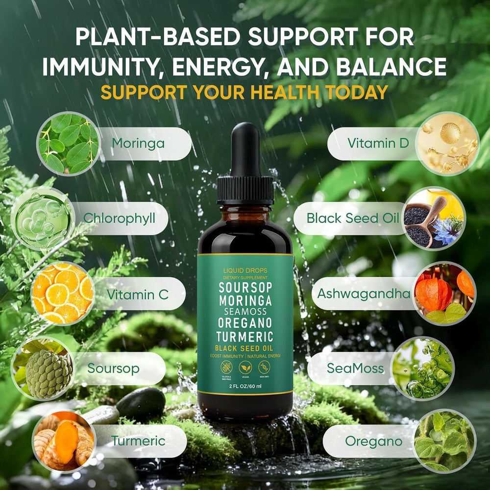 Jfsyb Moringa leaf highlights antioxidant-rich formulation for everyday wellness.