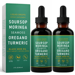 QIZFYZZ Soursop Bitters Drops bottle being poured for easy daily use