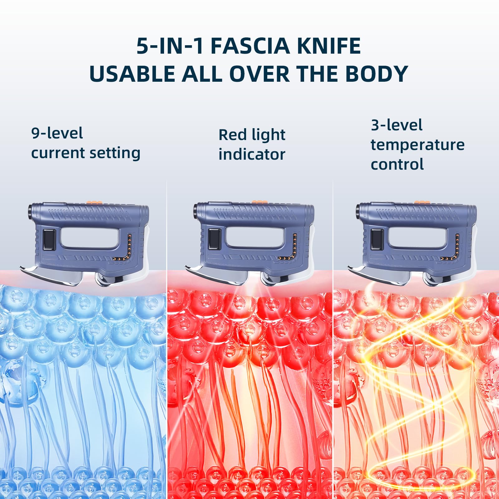 Shoulder and neck relief potential with JHYLJSH heated scraper during long workdays.