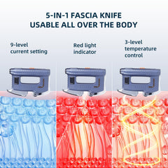 Shoulder and neck relief potential with JHYLJSH heated scraper during long workdays.