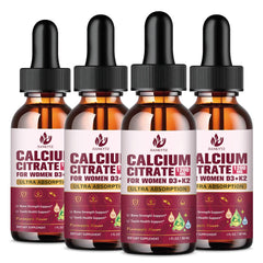 JIANKYTZ calcium citrate liquid drops bottle for easy daily bone support.