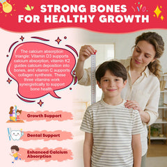 A kid-friendly daily supplement on a table ready for breakfast.