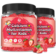 JIANKYTZ kids calcium multivitamin gummies bottle promotes daily wellness.