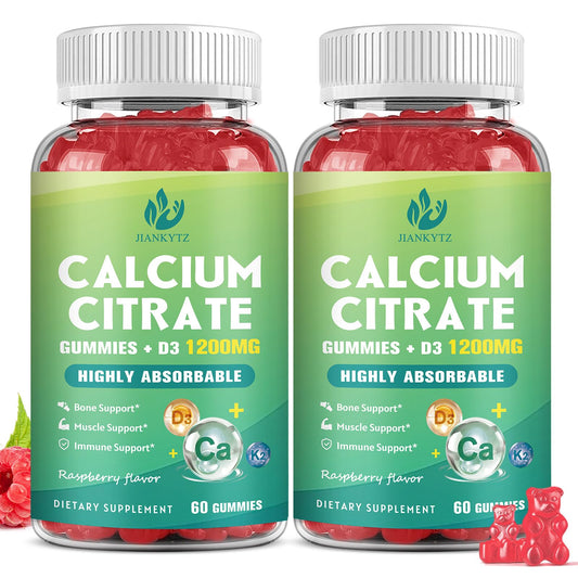JIANKYTZ calcium citrate 1200mg bottle on shelf for easy daily bone support