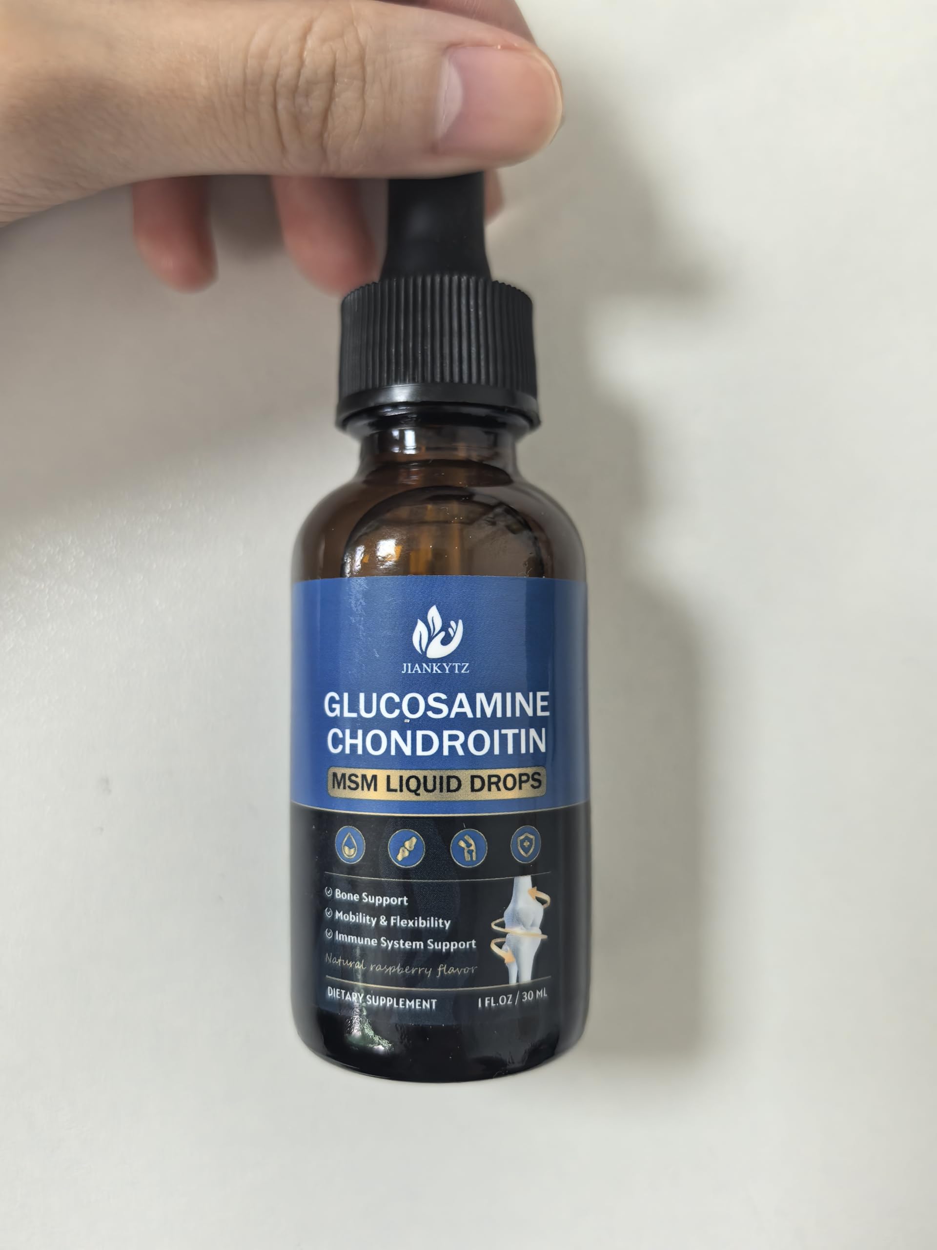 JIANKYTZ drops label highlights an 11-in-1 formula for absorption and use.