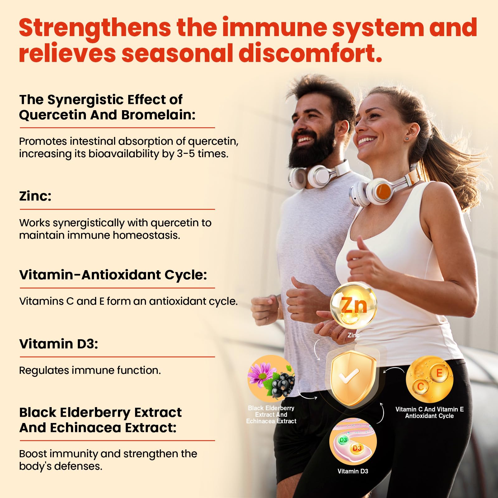 JIANKYTZ immune-support ingredients label closeup.